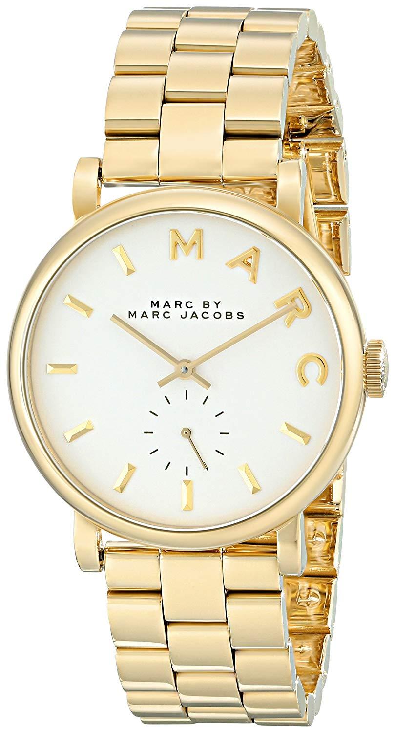 Watch strap Marc by Marc Jacobs MBM3243 Steel Gold Toned 18mm