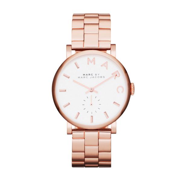 Watch strap Marc by Marc Jacobs MBM3244 Stainless steel Rosé 18mm