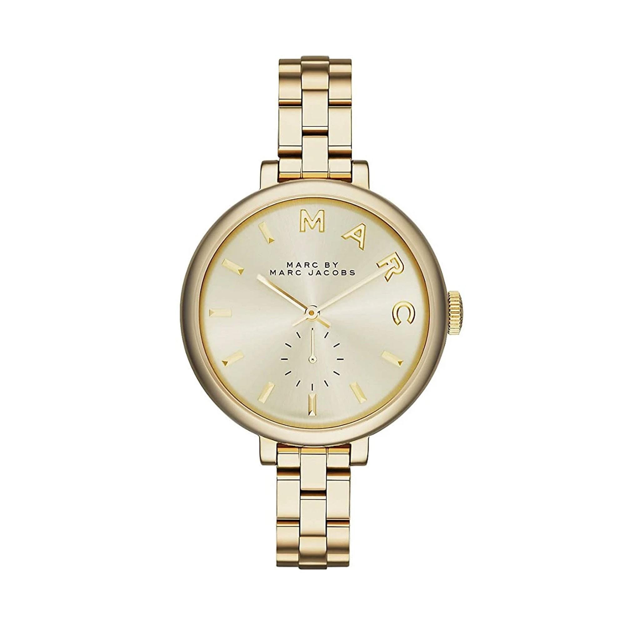 Watch strap Marc by Marc Jacobs MBM3363 Steel Gold Toned