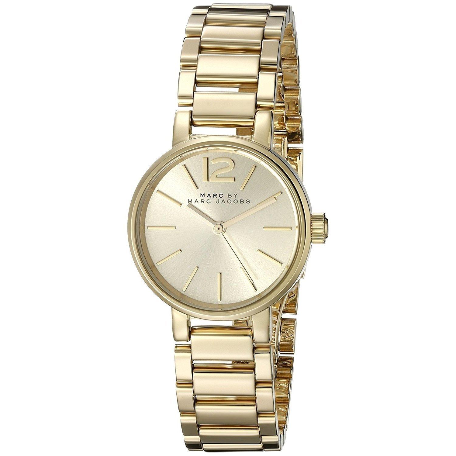 Watch strap Marc by Marc Jacobs MBM3405 Steel Gold Toned 14mm