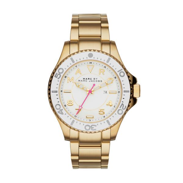 Watch strap Marc by Marc Jacobs MBM3408 Stainless steel Gold Toned 18mm