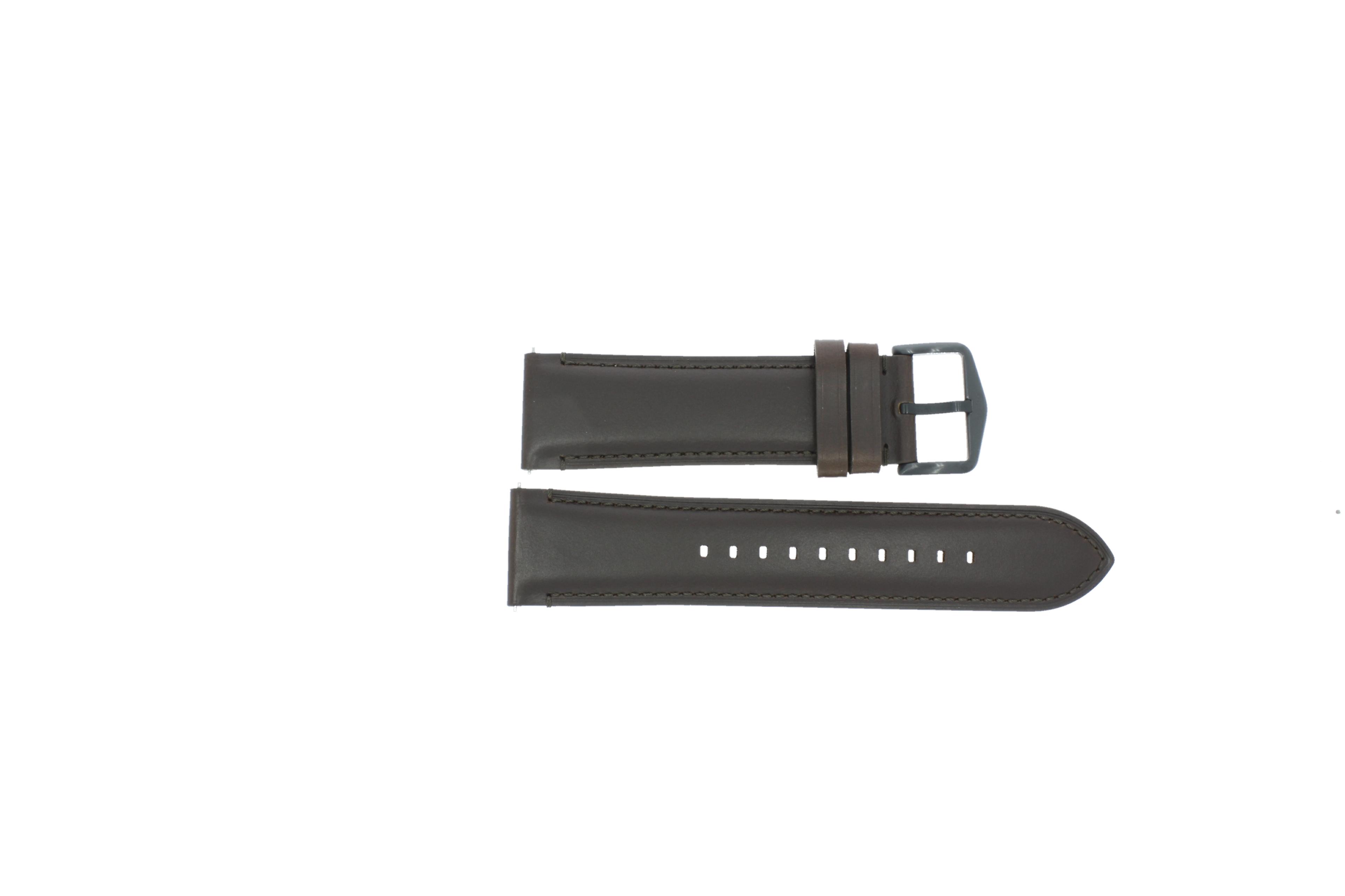 Watch strap Fossil ME3155 / TOWNSMAN Leather Brown 24mm