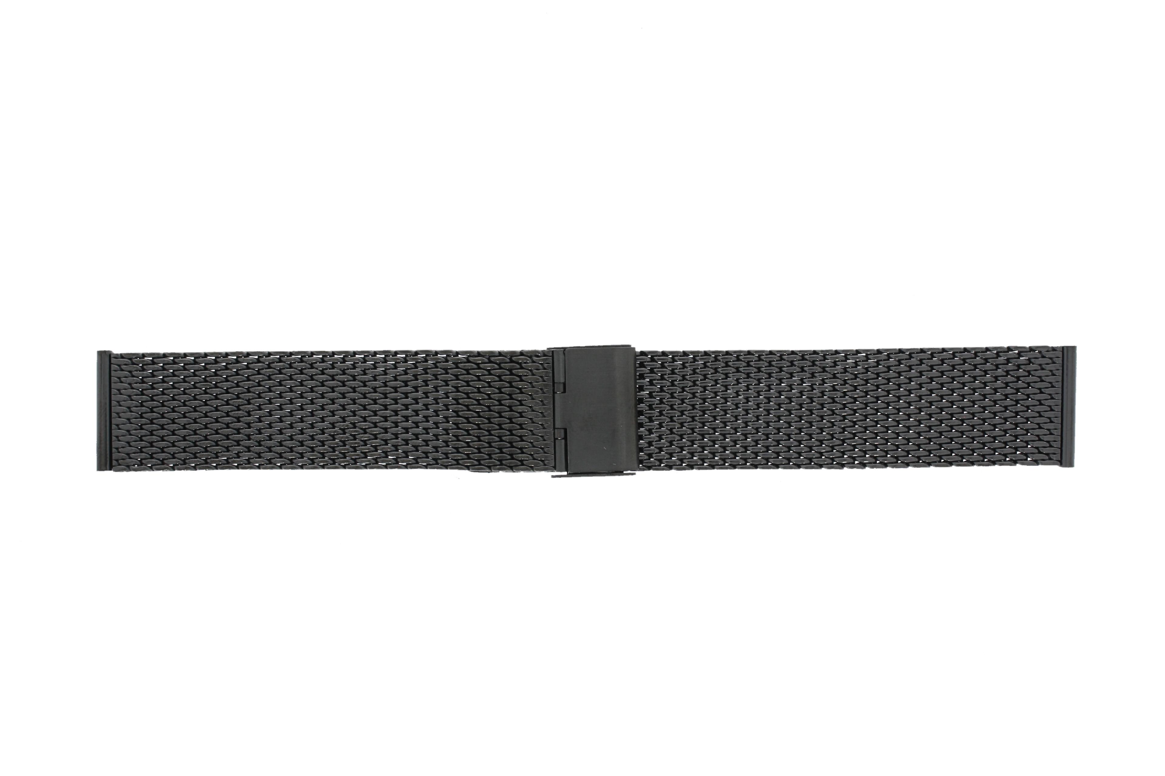 Watch strap Universal 22.3-ST-ZW Milanese Black 22mm