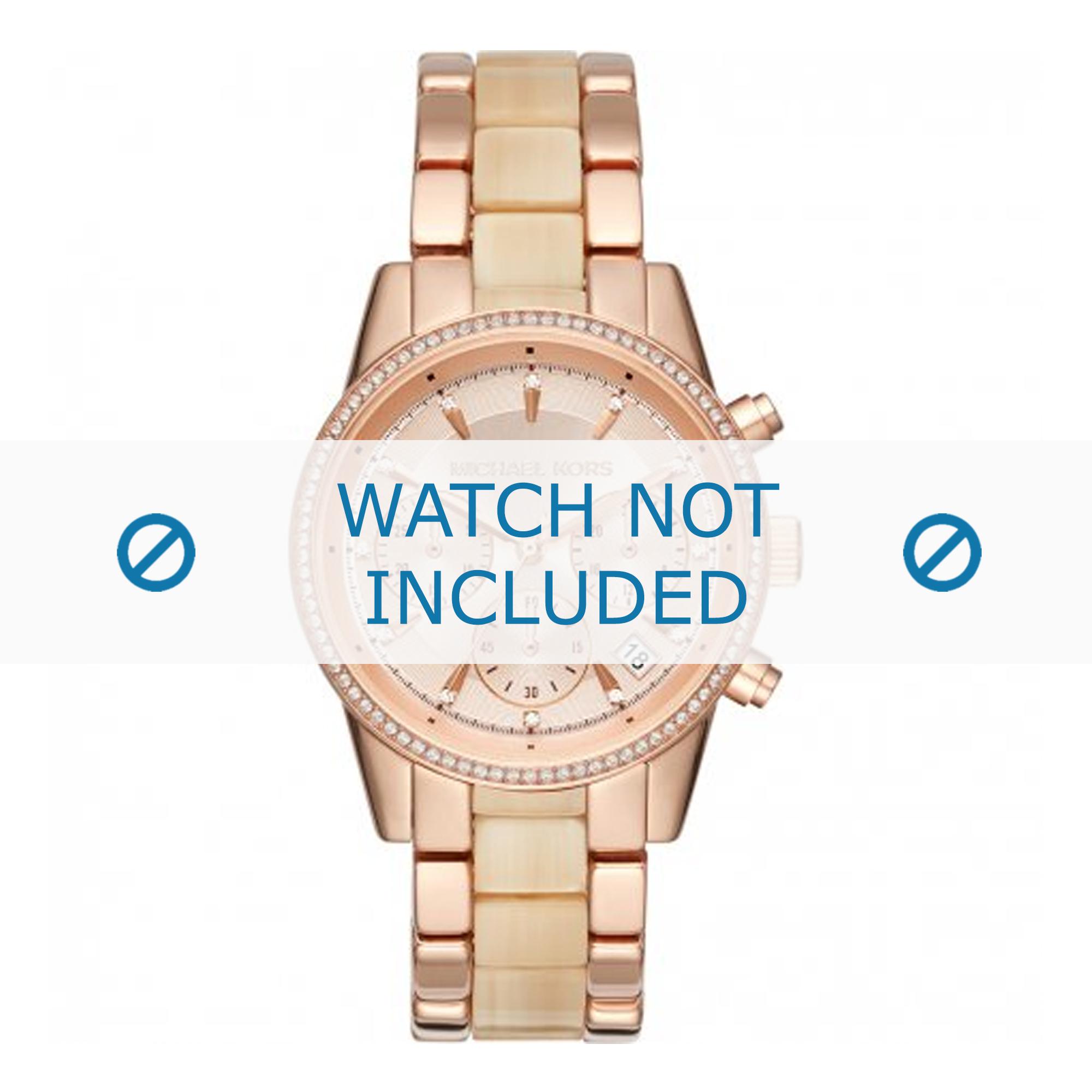 Michael Kors watch strap MK6493 Metal Rosé 20mm