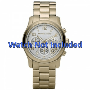 Watch strap Michael Kors MK5305 Steel Gold Toned 20mm