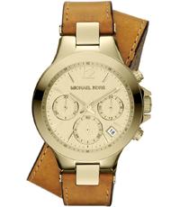 Watch strap Michael Kors MK2261 Leather Brown 18mm