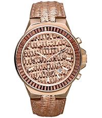 Watch strap Michael Kors MK2305 Leather Rosé 24mm