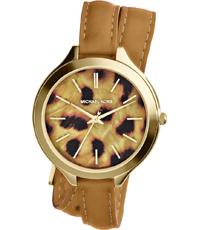 Watch strap Michael Kors MK2327 Leather Brown 12mm