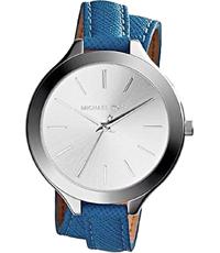 Watch strap Michael Kors MK2331 Leather Blue 12mm