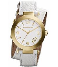 Watch strap Michael Kors MK2345 Leather White 21mm