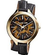 Watch strap Michael Kors MK2346 Leather Black 12mm