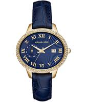 Watch strap Michael Kors MK2429 Leather Blue 18mm