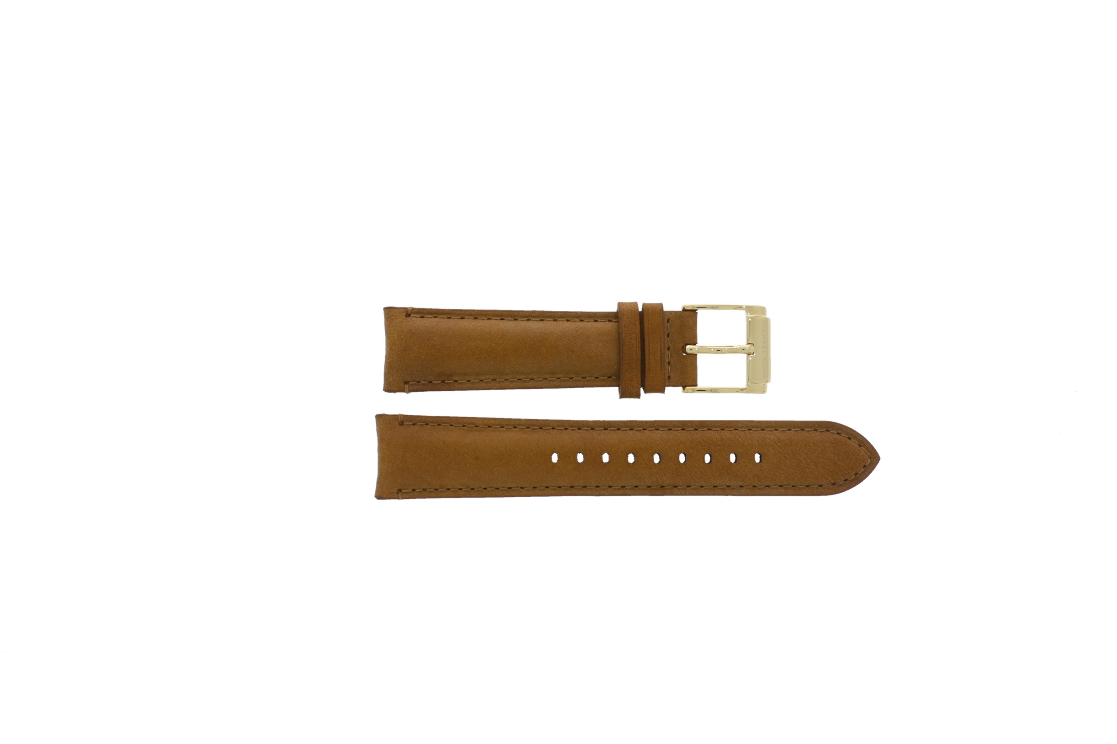 Watch strap Michael Kors MK2465 Leather Cognac 20mm