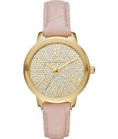 Watch strap Michael Kors MK2480 Leather Pink 16mm