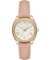 Watch strap Michael Kors MK2487 Leather Pink 16mm