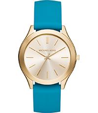 Watch strap Michael Kors MK2509 Silicone Turquoise 20mm