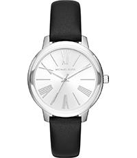 Watch strap Michael Kors MK2518 Leather Black 16mm