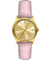 Watch strap Michael Kors MK2549 Leather Pink 18mm