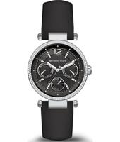 Watch strap Michael Kors MK2566 Leather Black 16mm