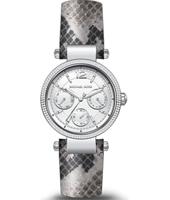 Watch strap Michael Kors MK2567 Leather Grey 16mm