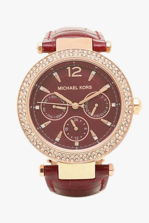 Watch strap Michael Kors MK2568 Leather Brown 12mm