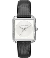 Watch strap Michael Kors MK2583 Leather Black 20mm