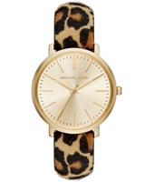 Watch strap Michael Kors MK2604 Leather Leopard 18mm