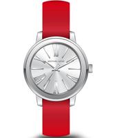 Watch strap Michael Kors MK2636 Silicone Red 18mm