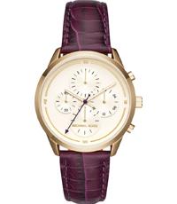 Watch strap Michael Kors MK2687 Leather Purple 20mm