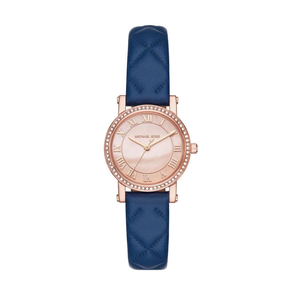 Watch strap Michael Kors MK2696 Leather Blue 14mm