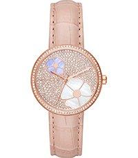 Watch strap Michael Kors MK2718 Leather Rosé 18mm