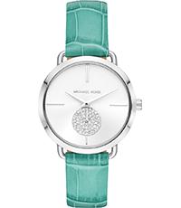 Watch strap Michael Kors MK2720 Leather Green 16mm