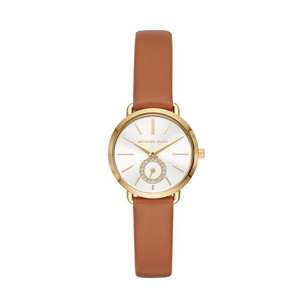 Watch strap Michael Kors MK2734 Leather Cognac 12mm