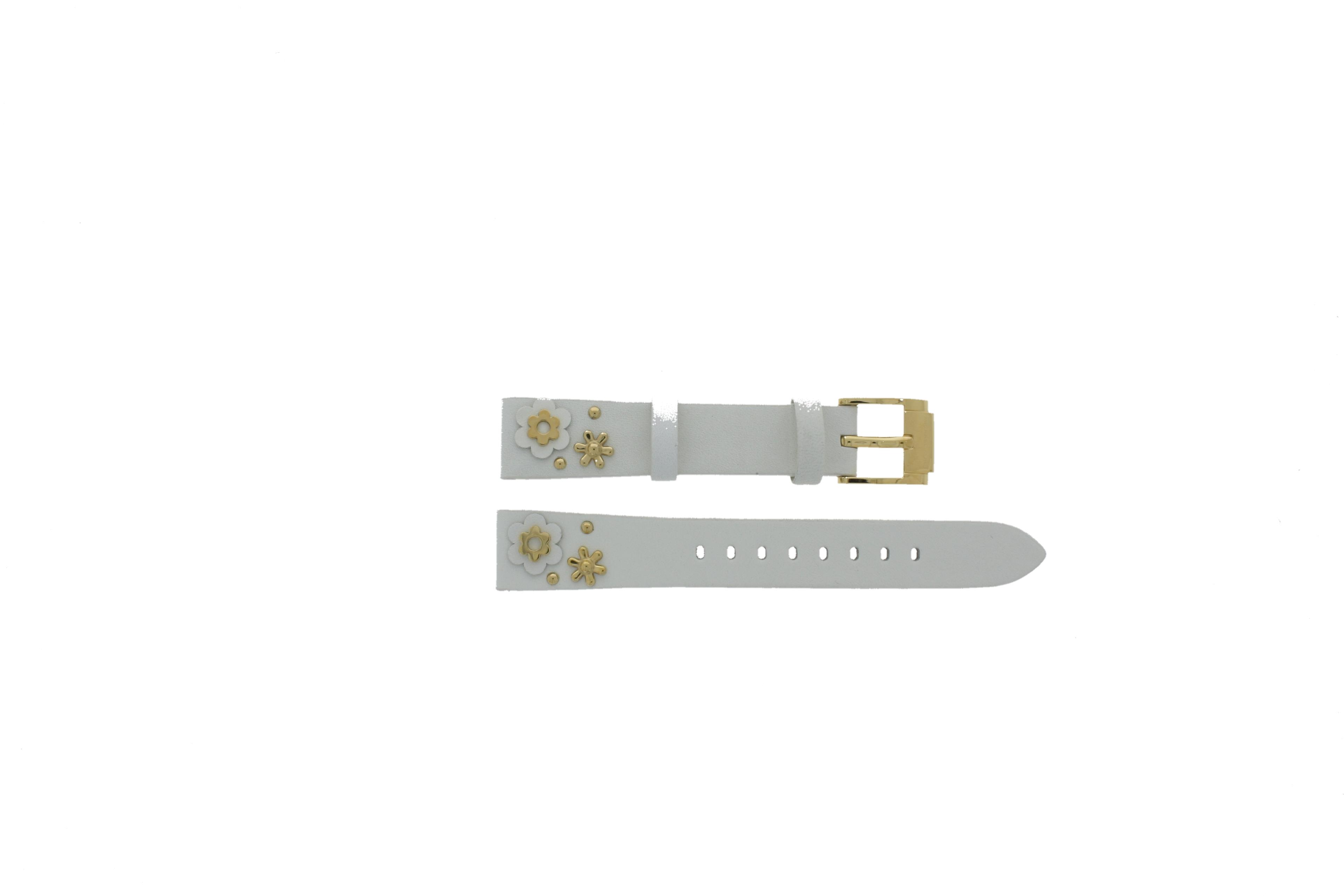 Watch strap Michael Kors MK2737 Leather White 16mm