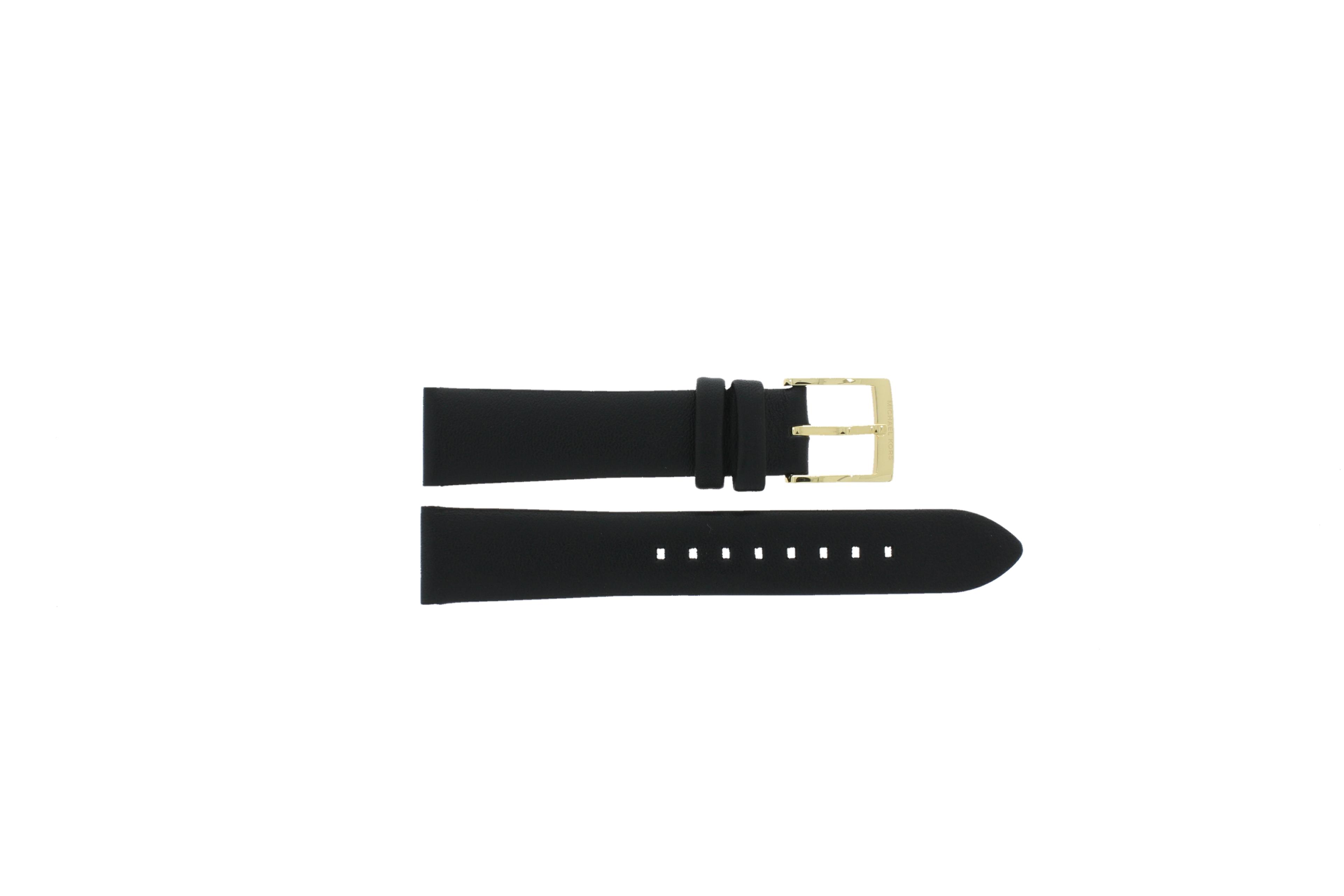 Watch strap Michael Kors MK2747 / Pyper Leather Black 18mm