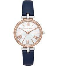 Watch strap Michael Kors MK2833 Leather Blue 12mm