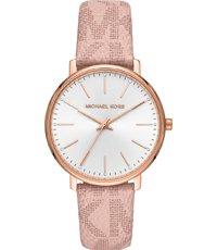 Watch strap Michael Kors MK2859 Leather Pink 18mm