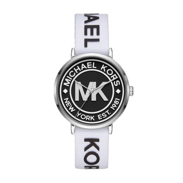 Watch strap Michael Kors MK2863 Nylon/perlon White 18mm