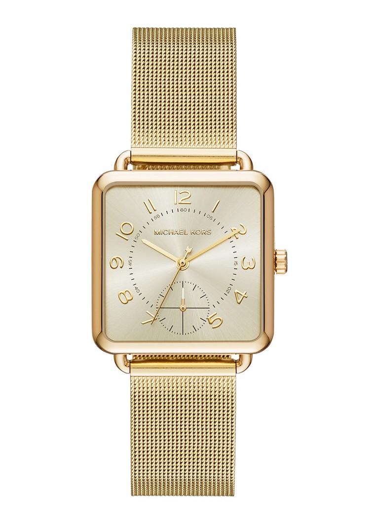 Watch strap Michael Kors MK3663 Steel Gold Toned 18mm