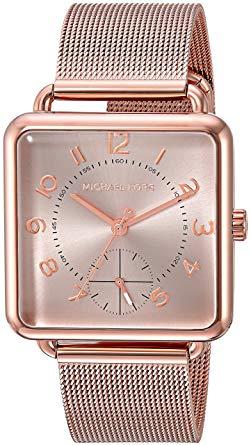 Watch strap Michael Kors MK3664 Steel Rosé 18mm