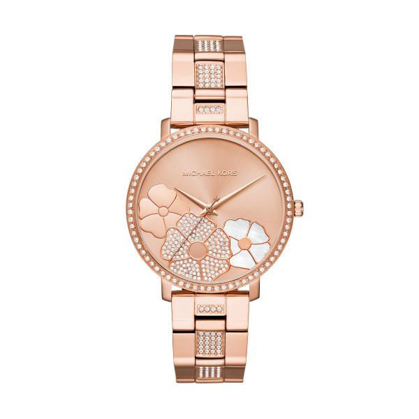 Watch strap Michael Kors MK3865 Steel Rosé 18mm