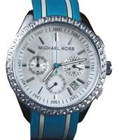 Watch strap Michael Kors MK5023 Silicone Blue 18mm