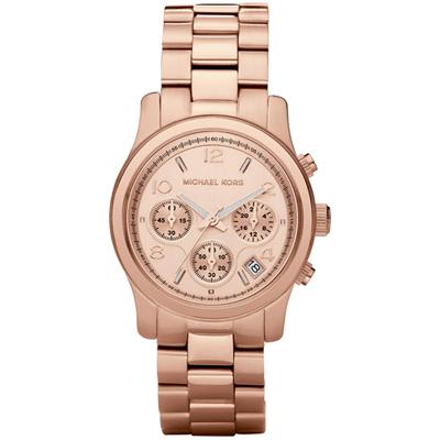 Watch strap Michael Kors MK5128 Steel Rosé 20mm