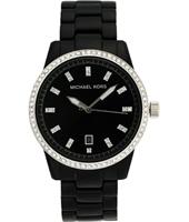 Watch strap Michael Kors MK5205 Plastic Black 18mm