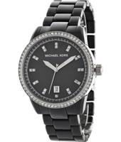 Watch strap Michael Kors MK5370 Plastic Anthracite grey 18mm