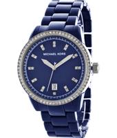 Watch strap Michael Kors MK5371 Plastic Blue 18mm