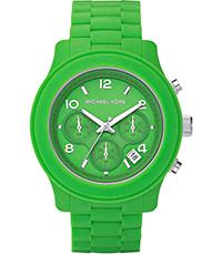 Watch strap (Strap + Case combination) Michael Kors MK5422 Steel/Silicone Green 20mm