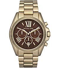 Watch strap Michael Kors MK5502 Steel Gold Toned 22mm