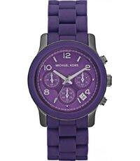 Watch strap Michael Kors MK5511 Silicone Purple 20mm