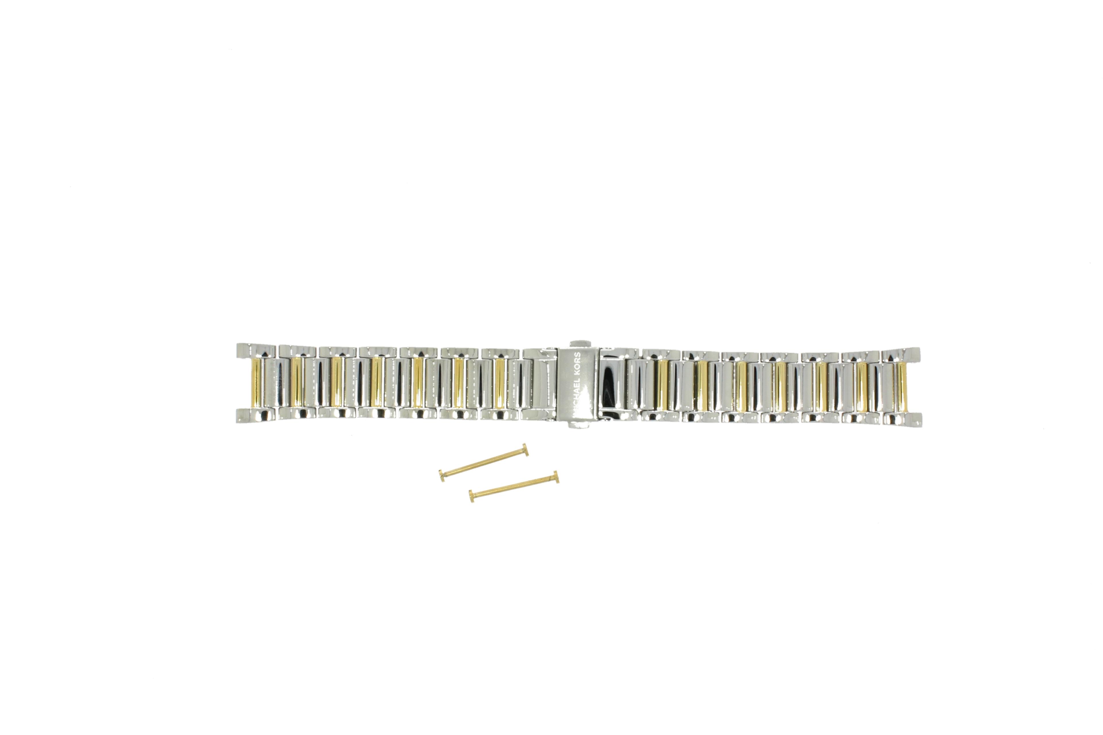 Watch strap Michael Kors MK6225 Steel Bi-color 20mm